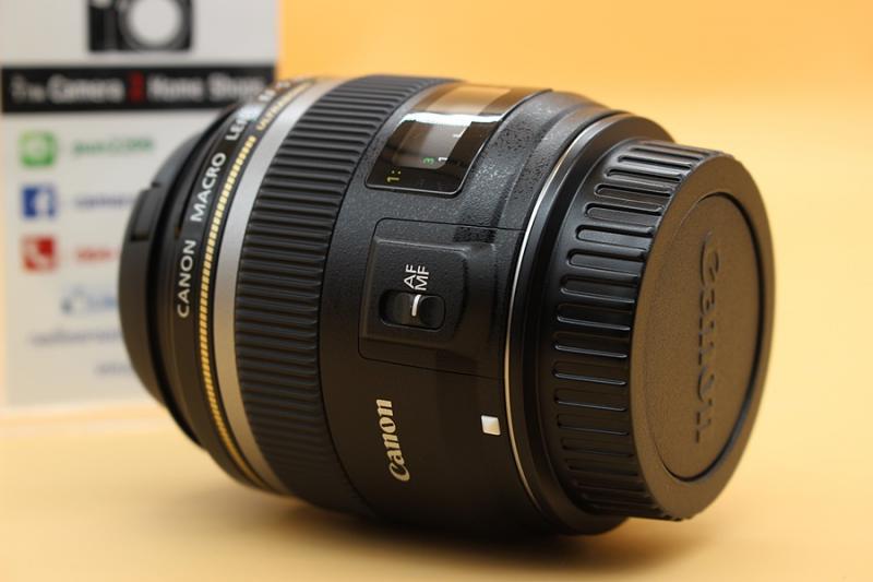ขาย Lens Canon EF S 60mm F/2.8 MACRO สภาพสวย ไร้าฝ้า รา ตัวนังสือคมชัด อดีตประกันศูนย์